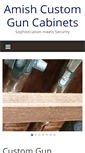 Mobile Screenshot of custom-guncabinet.com
